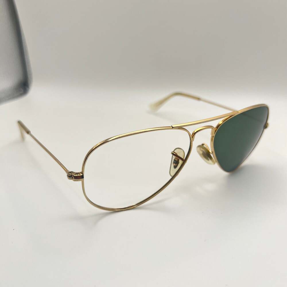 Ray-Ban RB3025 Gold Aviator Large Metal Sunglasses 001/51 READ DESC 55-14